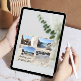 Groeten uit de Baden, Britse Maagdeneilanden Briefkaart