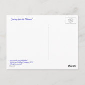 Groeten uit de Bahama's! Briefkaart (Achterkant)