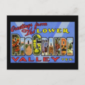 Groeten uit de benedenloop van de Rio Grande Valle Briefkaart (Voorkant)