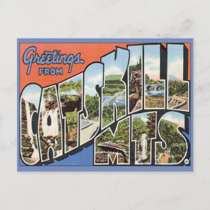 Groeten uit de bergen van Catskills Briefkaart
