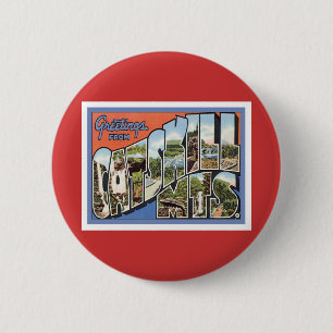 Groeten uit de bergen van Catskills Ronde Button 5,7 Cm