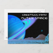 Groeten uit de buitenruimte briefkaart (Voorkant / Achterkant)