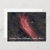 Groeten uit de California Nebula Briefkaart (Voorkant / Achterkant)