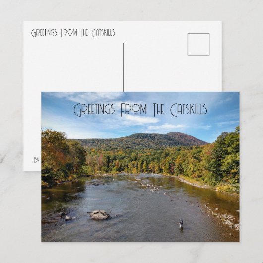 Groeten uit de Catskills Briefkaart (Voorkant / Achterkant)