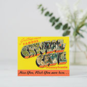 Groeten uit de Crystal Cave Briefkaart (Staand voorkant)