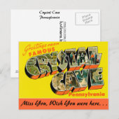 Groeten uit de Crystal Cave Briefkaart (Voorkant / Achterkant)