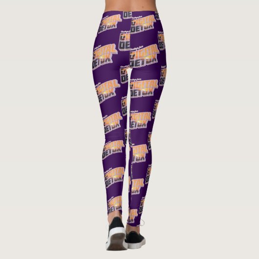 Groeten uit de digitale detox leggings (Achterkant)