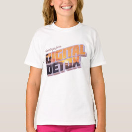Groeten uit de digitale detox t-shirt