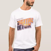Groeten uit de digitale detox t-shirt (Voorkant)