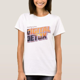 Groeten uit de digitale detox t-shirt