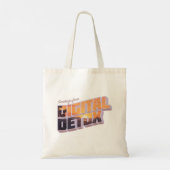 Groeten uit de digitale detox tote bag (Achterkant)
