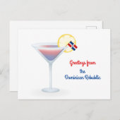 Groeten uit de Dominicaanse Republiek Kaart (Voorkant / Achterkant)