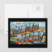 Groeten uit de gefinteerde woestijn Arizona Briefkaart (Voorkant / Achterkant)