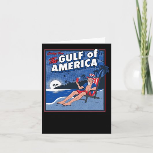 Groeten uit de Golf van Amerika Kaart (Voorkant)