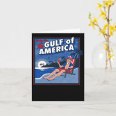 Groeten uit de Golf van Amerika Kaart (Gele Bloem)