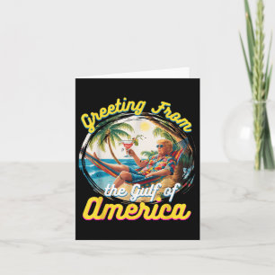Groeten uit de Golf van Amerika Trump Kaart