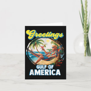 Groeten uit de Golf van Amerika Trump Kaart