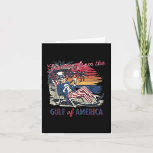 Groeten uit de Golf van Amerika Trump Patrio Kaart