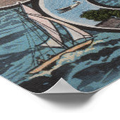 Groeten uit de Golfkust Poster (Hoek)