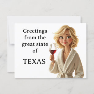 Groeten uit de grote staat Texas Briefkaart