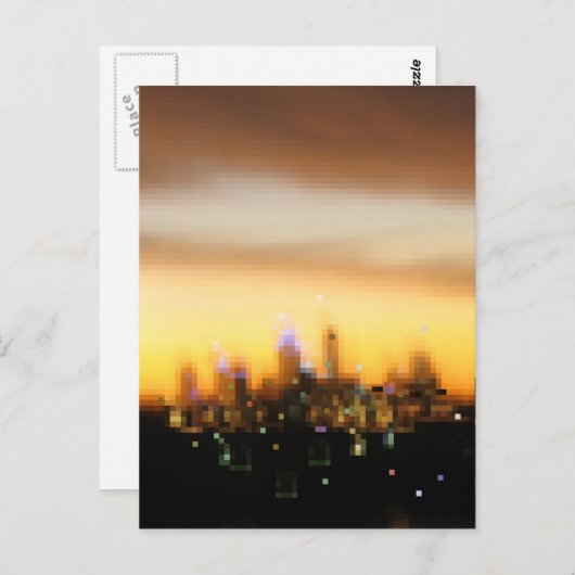 groeten uit de grote stad briefkaart (Voorkant / Achterkant)