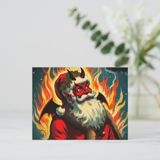 Groeten uit de hel briefkaart (Staand voorkant)