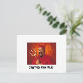 Groeten uit de hel! briefkaart (Staand voorkant)