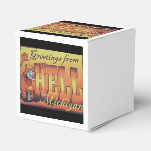 Groeten uit de hel, Michigan Box 1 Bedankdoosjes (Achterkant)