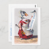 Groeten uit de Holiday Goose Briefkaart (Voorkant / Achterkant)