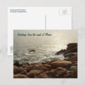 Groeten uit de kust van Maine Briefkaart (Voorkant / Achterkant)