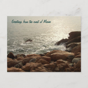 Groeten uit de kust van Maine Briefkaart