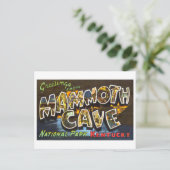  groeten uit de Mammoth Cave in Kentucky Briefkaart (Staand voorkant)