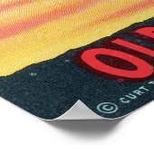  groeten uit de oude Wyoming Cowboy Poster (Hoek)