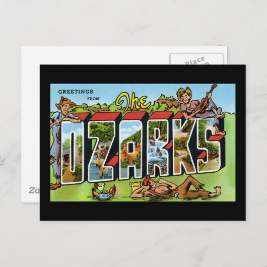 Groeten uit de Ozarks Briefkaart (Voorkant / Achterkant)