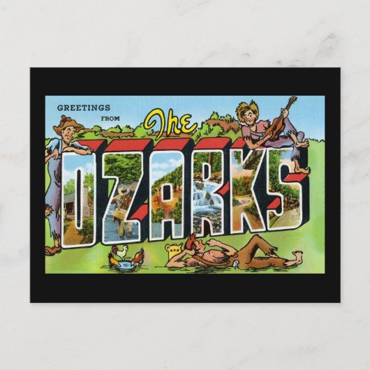Groeten uit de Ozarks Briefkaart (Voorkant)