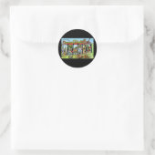Groeten uit de Ozarks Ronde Sticker (Tas)
