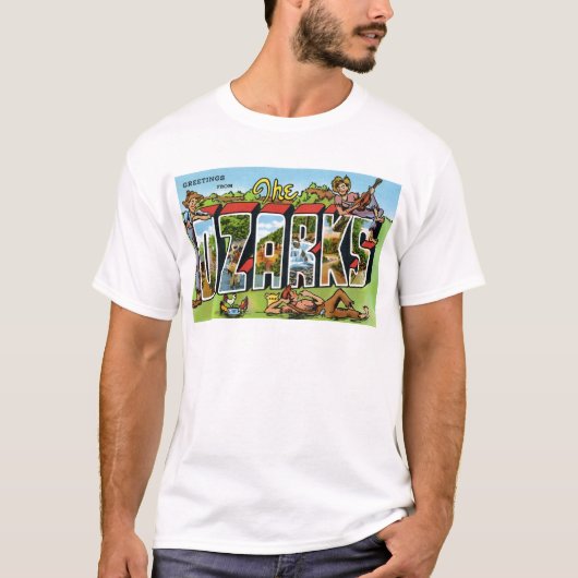 Groeten uit de Ozarks T-shirt (Voorkant)