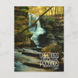 Groeten uit de Poconos. Fulmer Herfsten Briefkaart