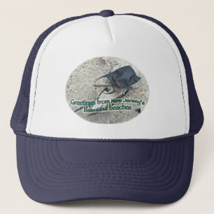 Groeten uit de prachtige stranden van New Jersey Trucker Pet