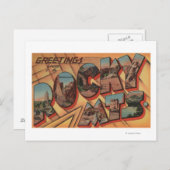 Groeten uit de Rocky Mountains Briefkaart (Voorkant / Achterkant)