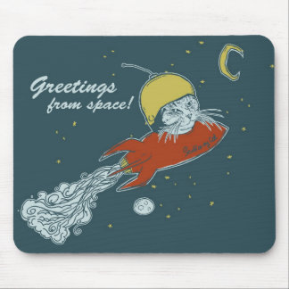 groeten uit de ruimte - somc mousepad muismat