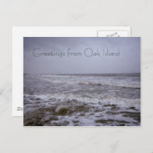 Groeten uit de Seashores van Oak Island Briefkaart (Voorkant / Achterkant)