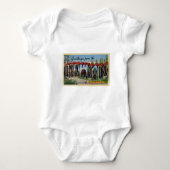 Groeten uit de sequoia's van Californië Romper (Voorkant)