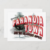 Groeten uit de stad Paranoia Briefkaart (Voorkant / Achterkant)