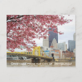 Groeten uit de stad Pittsburgh! Briefkaart
