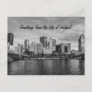 Groeten uit de stad van bruggen! Pittsburgh Briefkaart