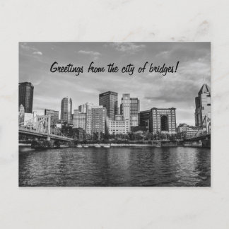 Groeten uit de stad van bruggen! Pittsburgh Briefkaart
