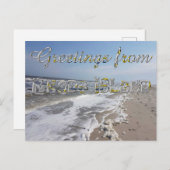 Groeten uit de Vlag van Rhode Island, Verenigde St Briefkaart (Voorkant / Achterkant)