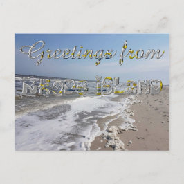 Groeten uit de Vlag van Rhode Island, Verenigde St Briefkaart