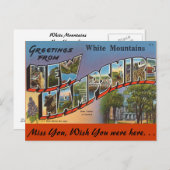 Groeten uit de Witte bergen Briefkaart (Voorkant / Achterkant)